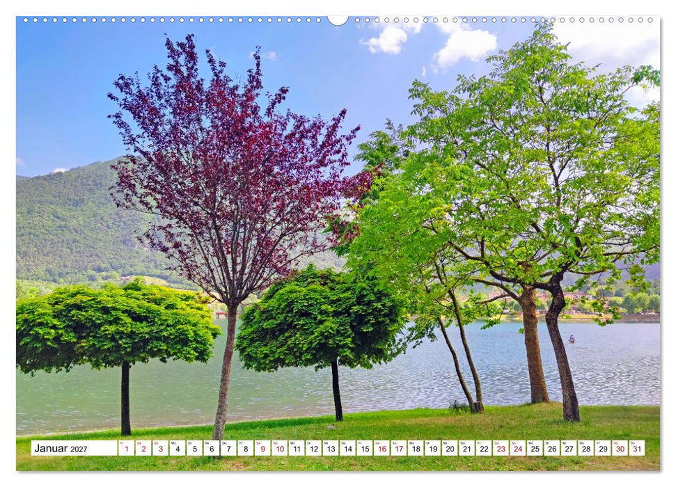 Der Idrosee in der Lombardei (CALVENDO Premium Wandkalender 2027)