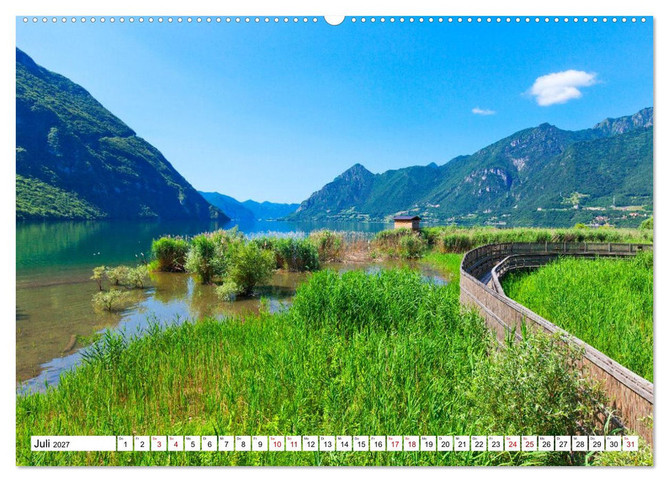 Der Idrosee in der Lombardei (CALVENDO Premium Wandkalender 2027)
