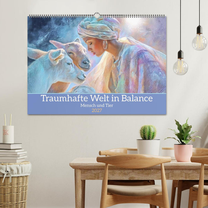 Traumhafte Welt in Balance - Mensch und Tier (CALVENDO Wandkalender 2027)