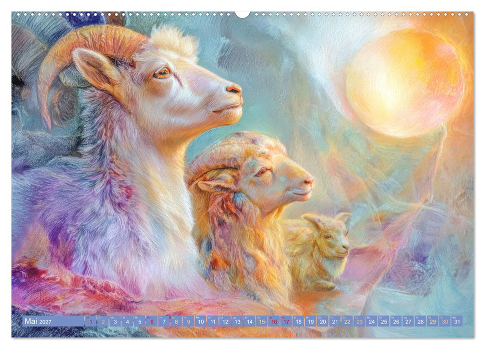 Traumhafte Welt in Balance - Mensch und Tier (CALVENDO Wandkalender 2027)