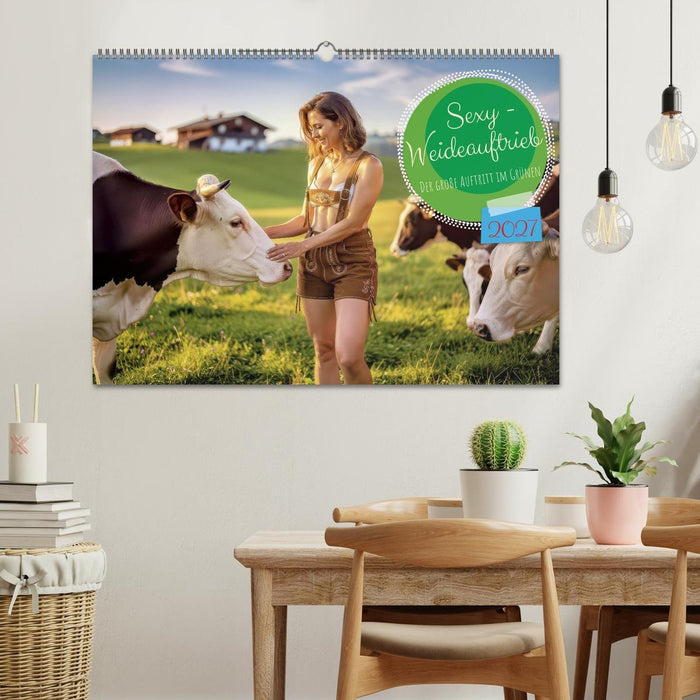 Sexy - Weideauftrieb (CALVENDO Wandkalender 2027)