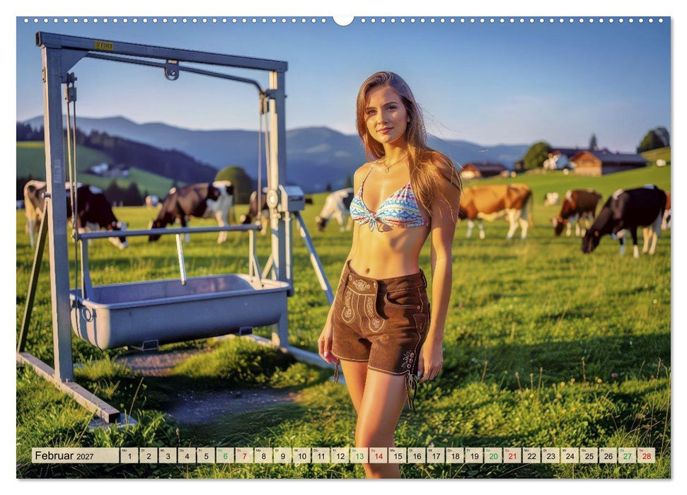 Sexy - Weideauftrieb (CALVENDO Wandkalender 2027)