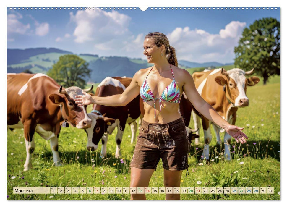 Sexy - Weideauftrieb (CALVENDO Wandkalender 2027)