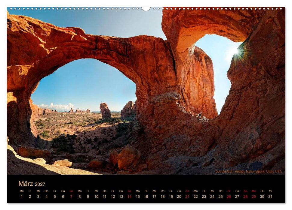 USA Der Südwesten - Einzigartige Monumente (CALVENDO Wandkalender 2027)