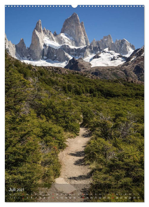 Majestätische Berge Cerro Fitzroy Patagonien (CALVENDO Premium Wandkalender 2027)