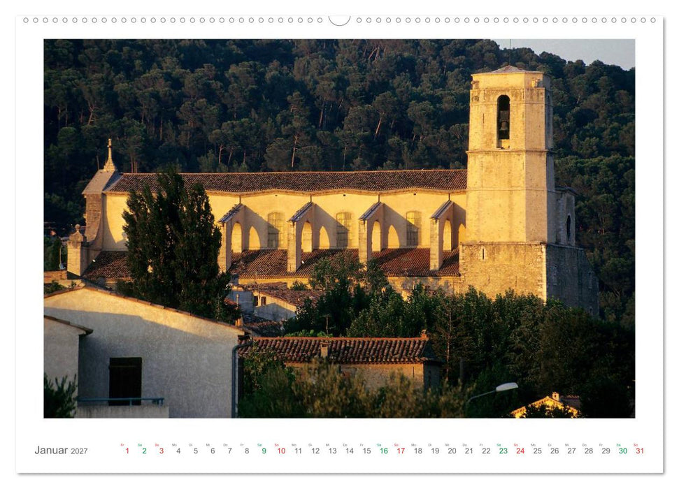 Farbenfrohe Provence (CALVENDO Wandkalender 2027)