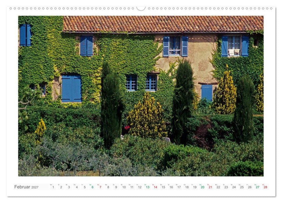Farbenfrohe Provence (CALVENDO Wandkalender 2027)