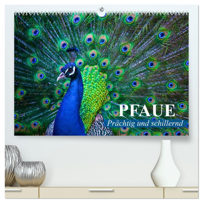 Pfaue. Prächtig und schillernd (CALVENDO Premium Wandkalender 2027)
