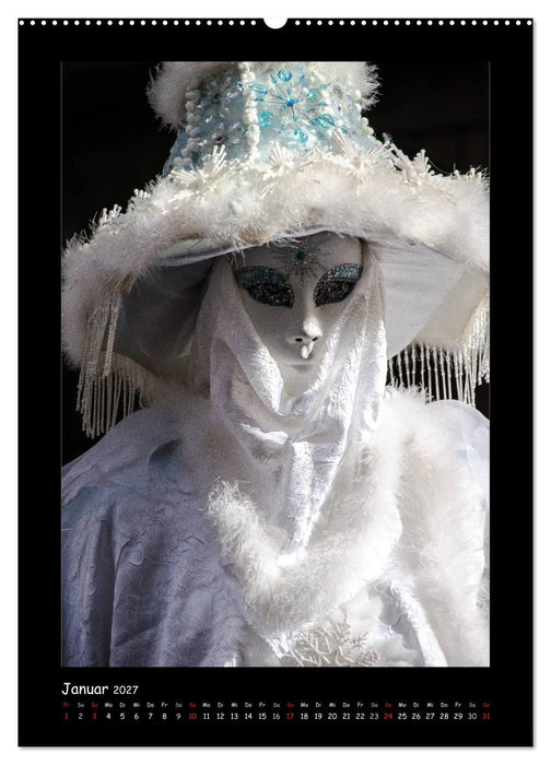 Venezianische Masken HALLia VENEZia Schwäbisch Hall (CALVENDO Wandkalender 2027)