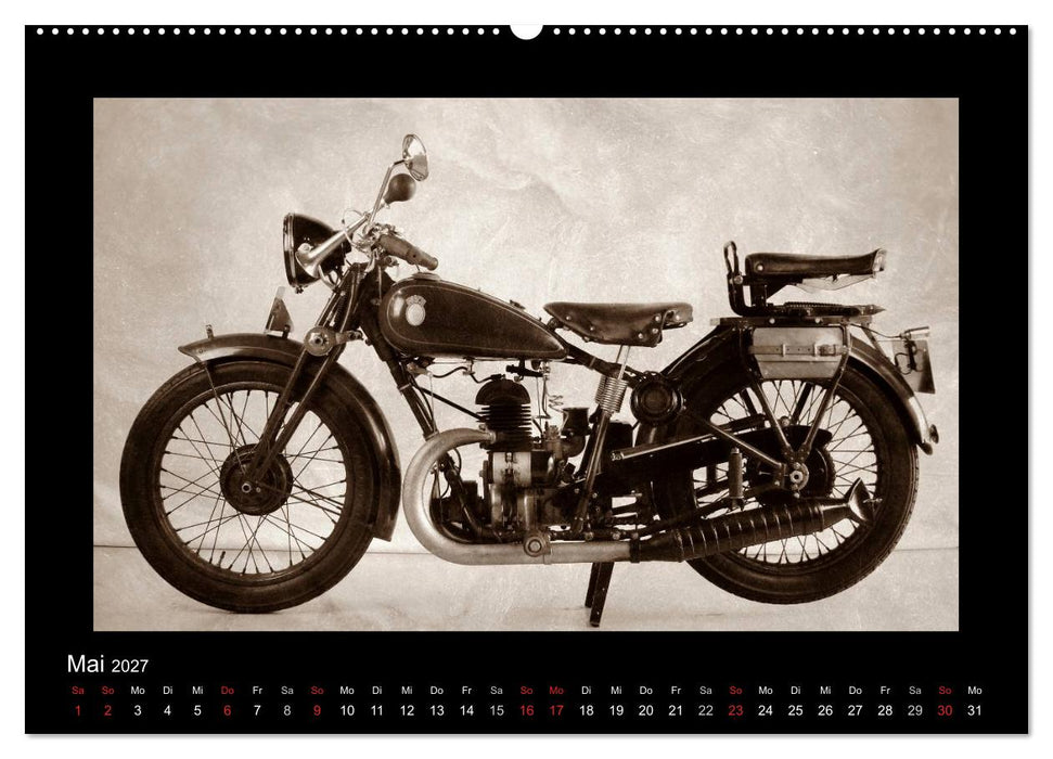 Motorrad Oldtimer aus Österreich (CALVENDO Premium Wandkalender 2027)