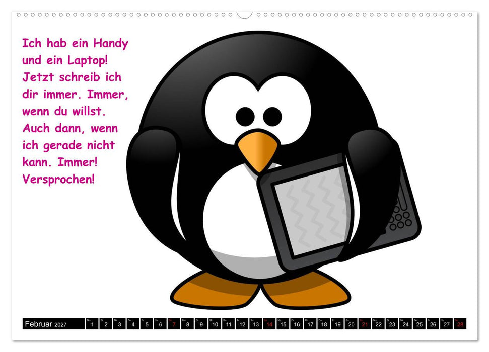 Pinguin-Elfe (CALVENDO Wandkalender 2027)
