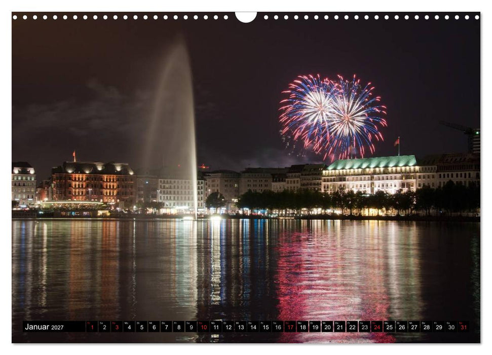 Hamburg - Alster (CALVENDO Wandkalender 2027)