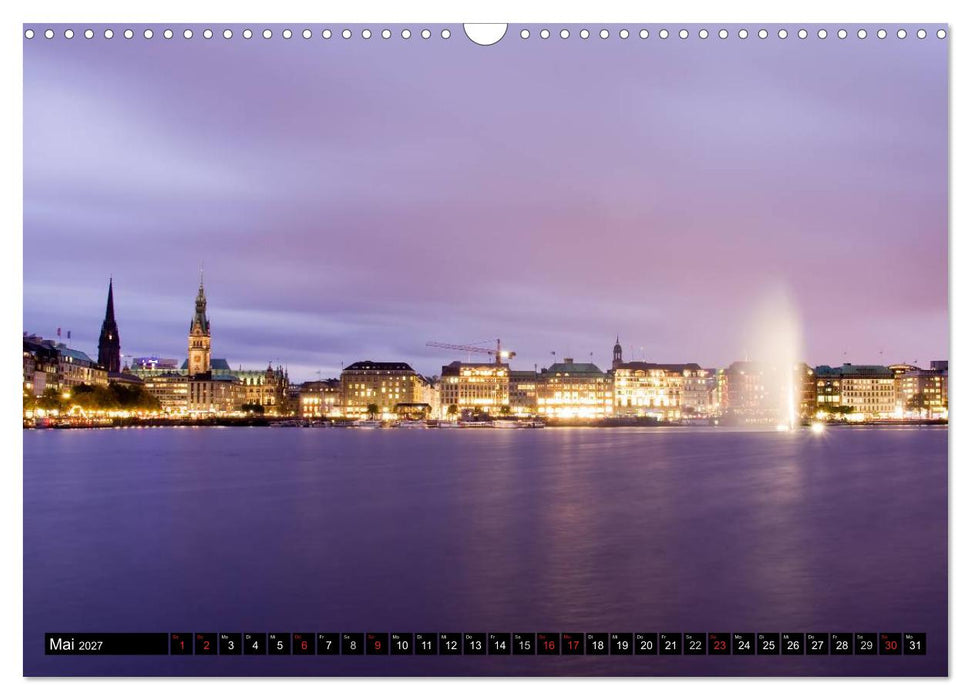 Hamburg - Alster (CALVENDO Wandkalender 2027)