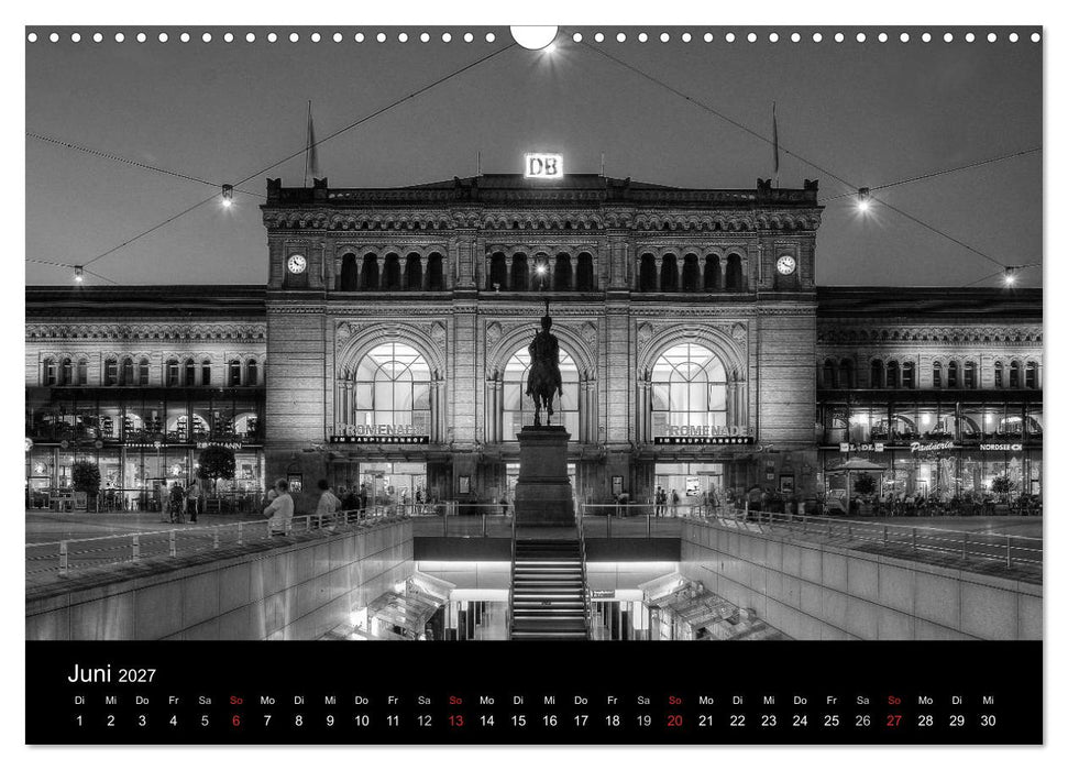 Hannover Monochrome Impressionen (CALVENDO Wandkalender 2027)