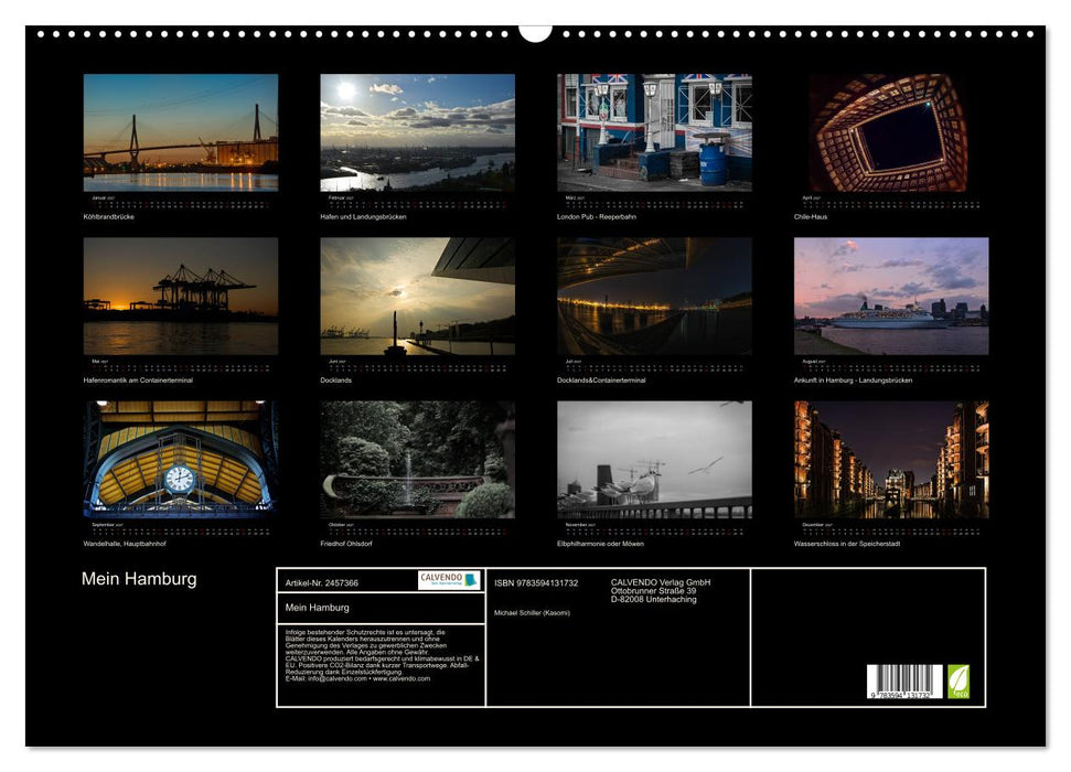Mein Hamburg (CALVENDO Wandkalender 2027)