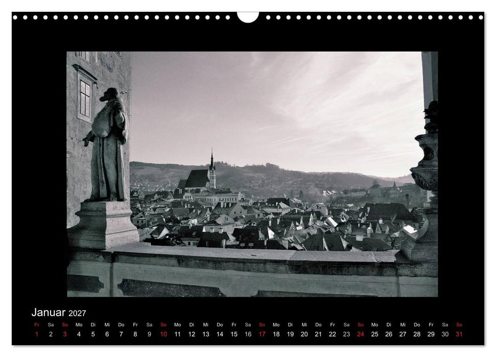 Schönheit an der Moldau - Cesky Krumlov (CALVENDO Wandkalender 2027)