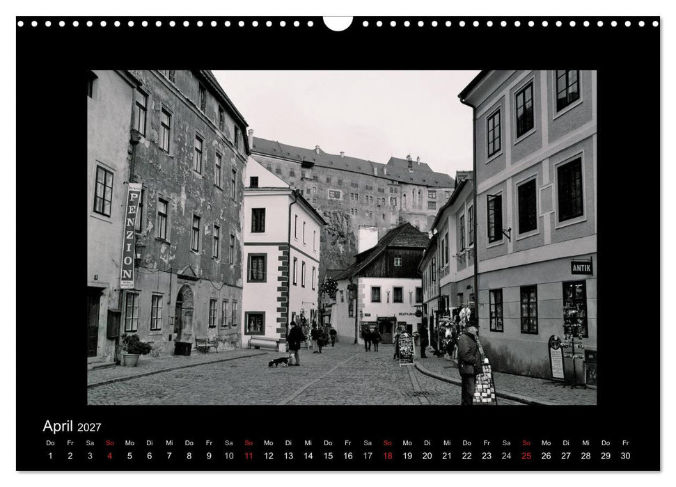 Schönheit an der Moldau - Cesky Krumlov (CALVENDO Wandkalender 2027)