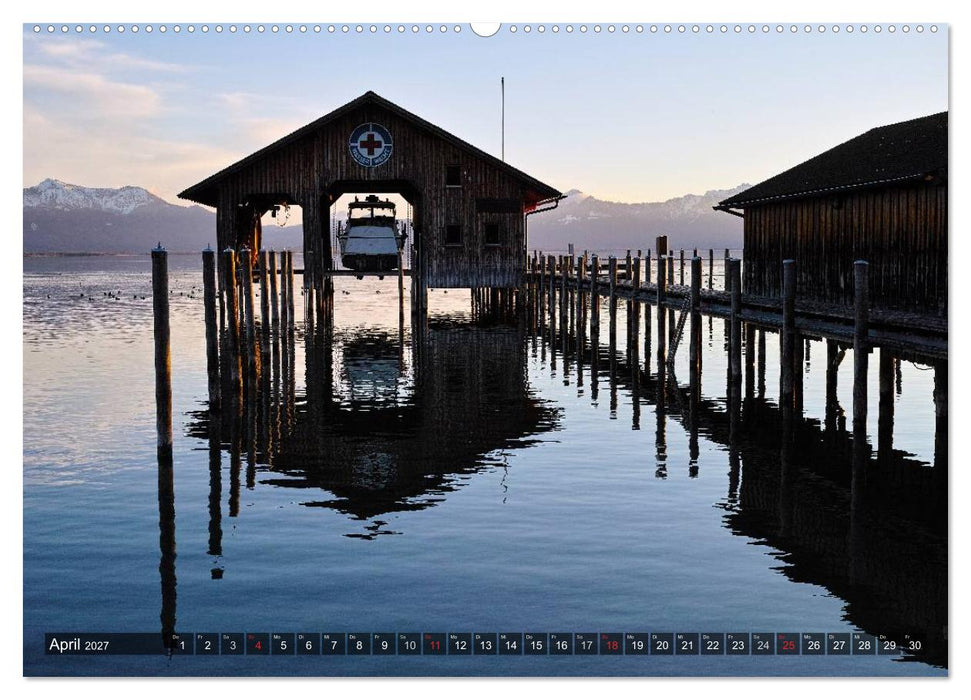 Stille Tage am Chiemsee (CALVENDO Wandkalender 2027)