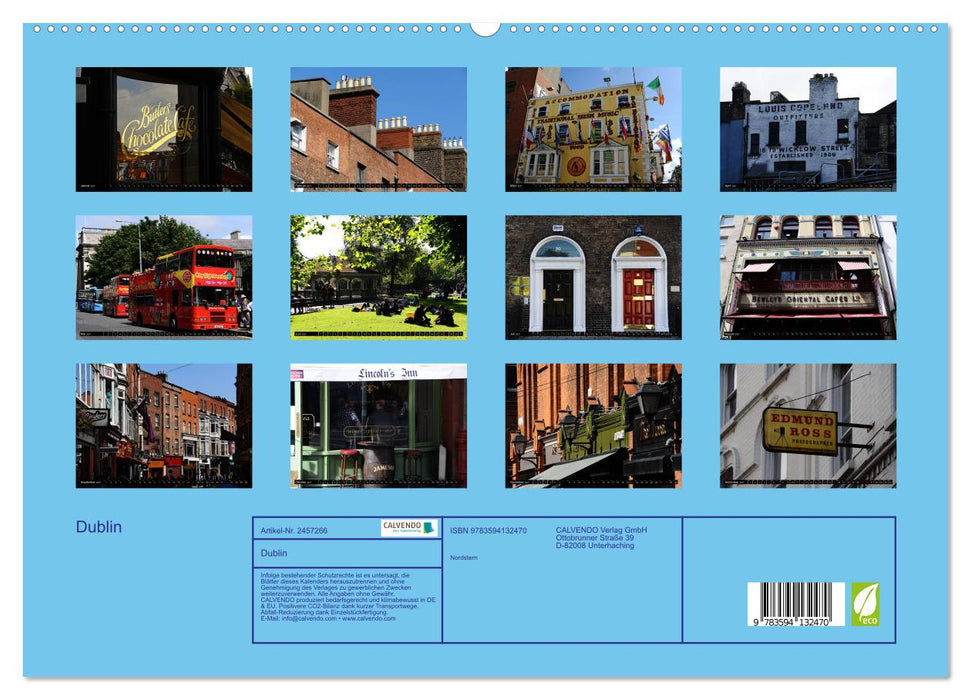 Dublin (CALVENDO Premium Wandkalender 2027)