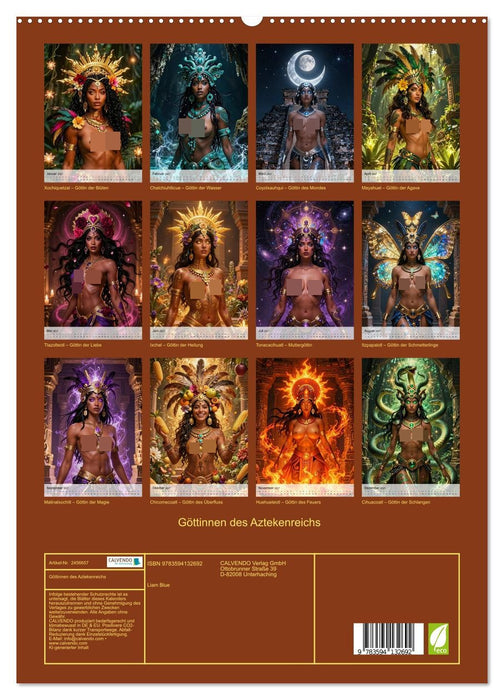 Göttinnen des Aztekenreichs (CALVENDO Premium Wandkalender 2027)