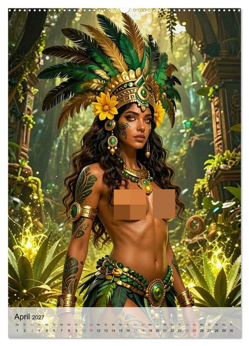 Göttinnen des Aztekenreichs (CALVENDO Premium Wandkalender 2027)