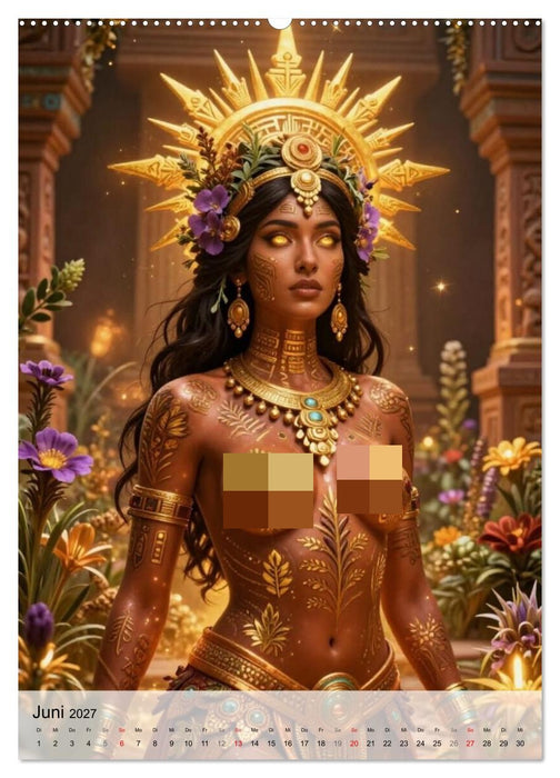 Göttinnen des Aztekenreichs (CALVENDO Premium Wandkalender 2027)