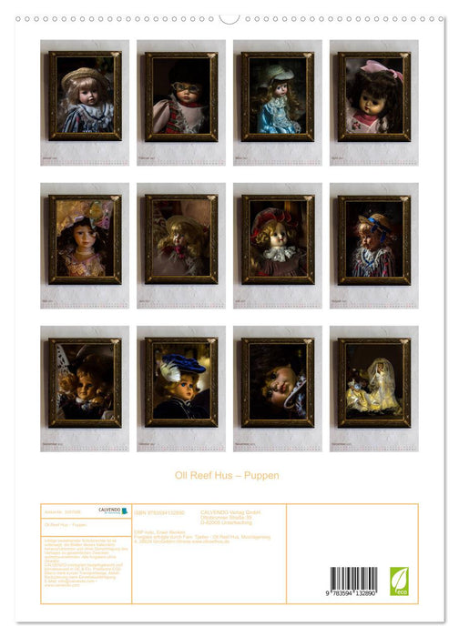 Oll Reef Hus – Puppen (CALVENDO Premium Wandkalender 2027)