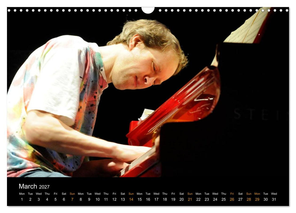 Jazz Pianists 2027 (CALVENDO Monthly Calendar 2027)