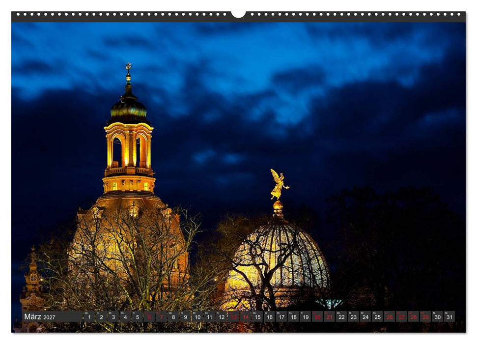 Dresden - Die Frauenkirche (CALVENDO Wandkalender 2027)