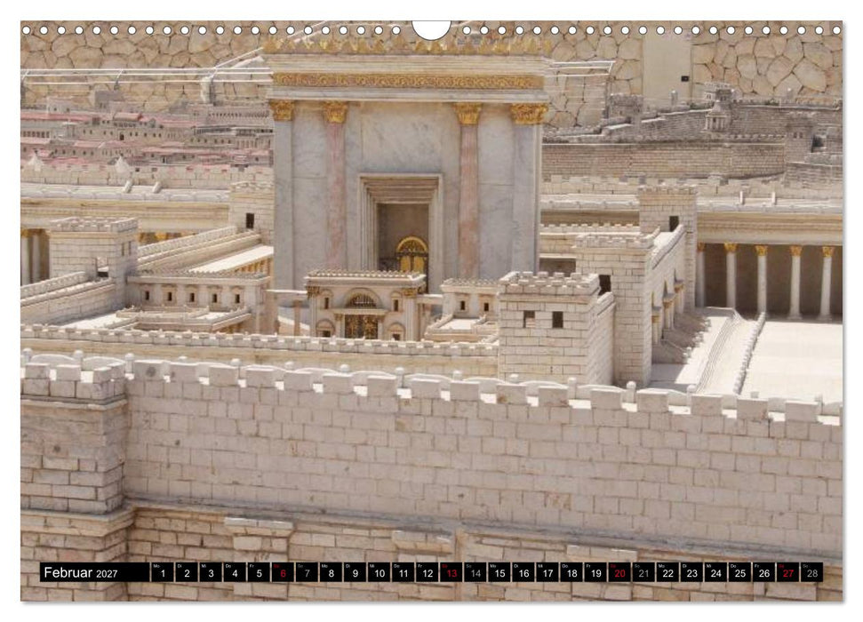 Jerusalem - die Goldene Stadt (CALVENDO Wandkalender 2027)