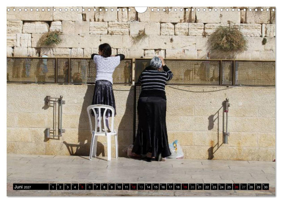 Jerusalem - die Goldene Stadt (CALVENDO Wandkalender 2027)