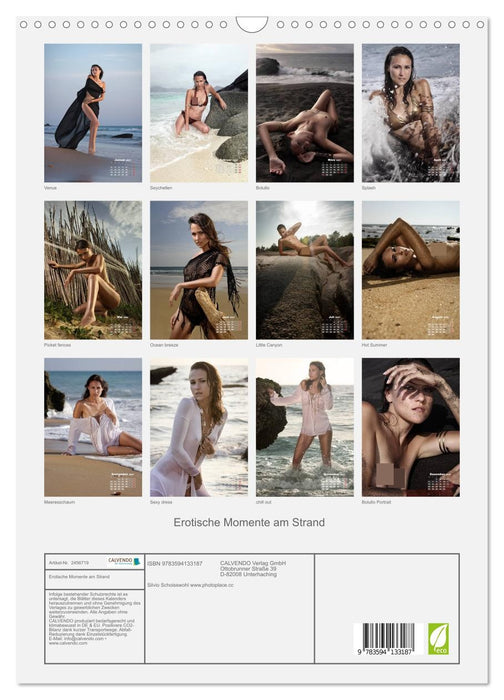 Erotische Momente am Strand (CALVENDO Wandkalender 2027)