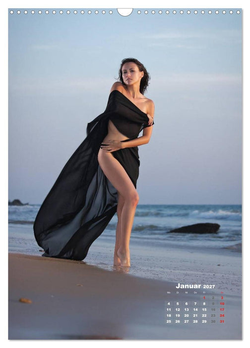 Erotische Momente am Strand (CALVENDO Wandkalender 2027)