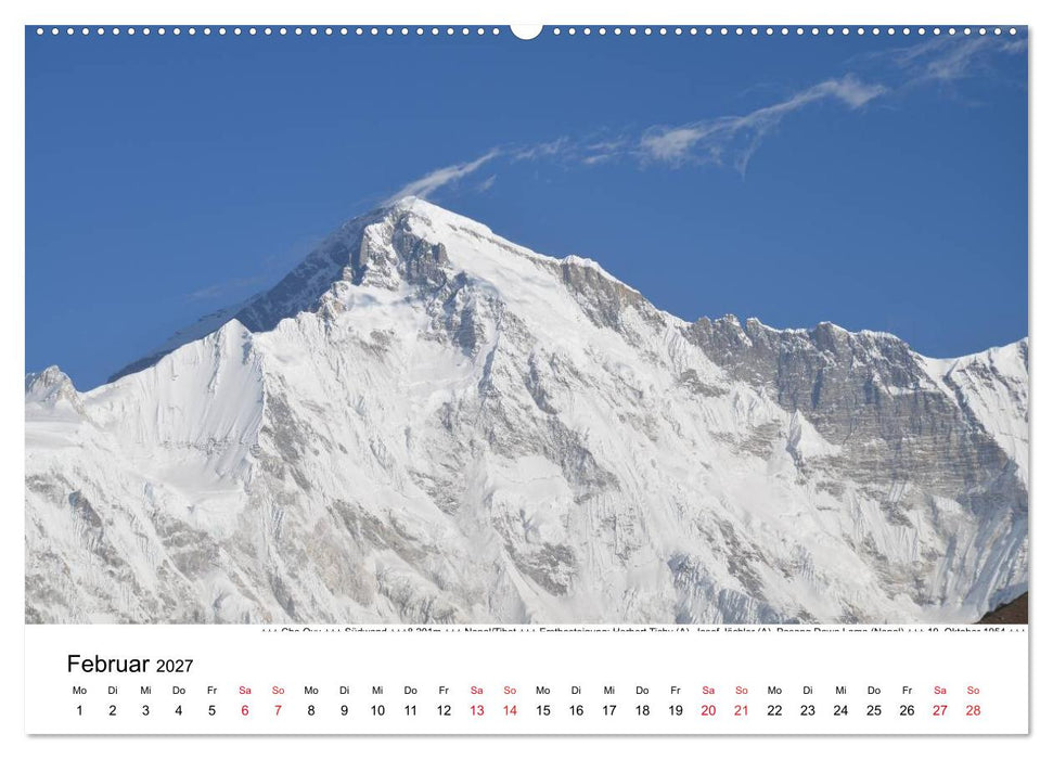 Solo Khumbu (CALVENDO Premium Wandkalender 2027)