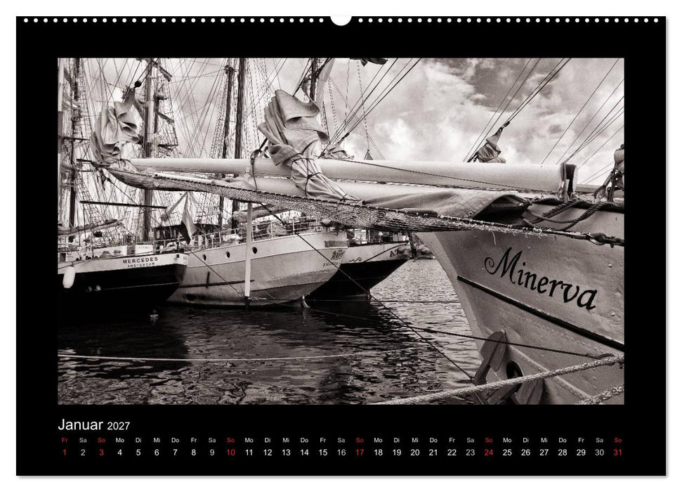 Segelschiffe auf der Ostsee (CALVENDO Premium Wandkalender 2027)