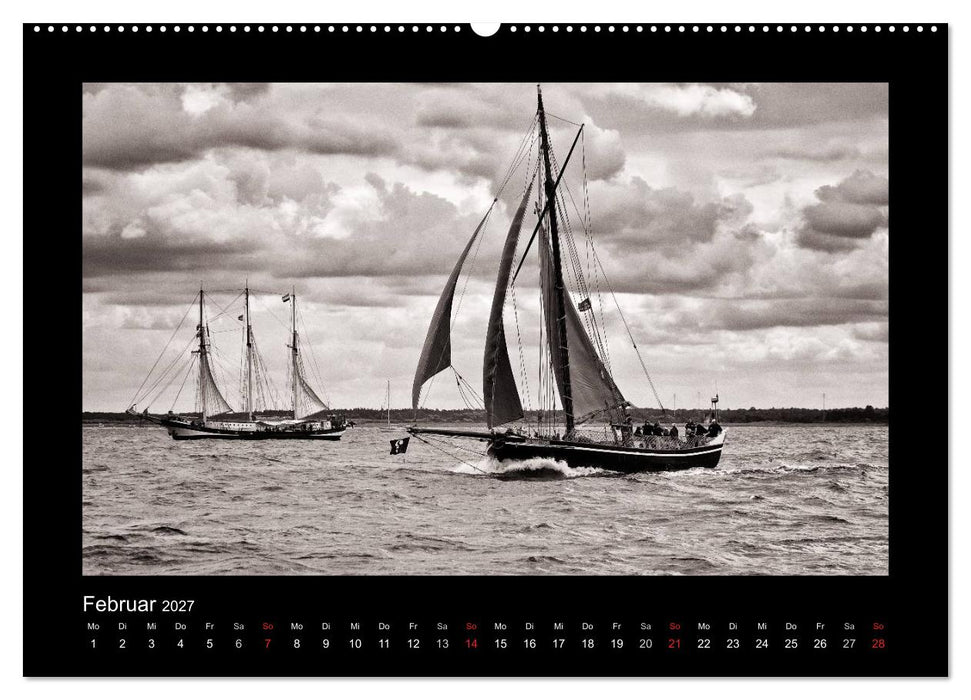 Segelschiffe auf der Ostsee (CALVENDO Premium Wandkalender 2027)