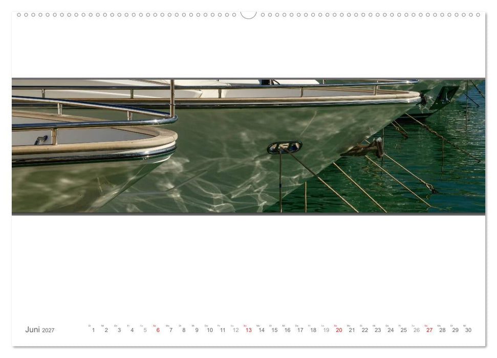 Emotionale Momente: Yachten - eleganter Luxus auf den Weltmeeren (CALVENDO Premium Wandkalender 2027)