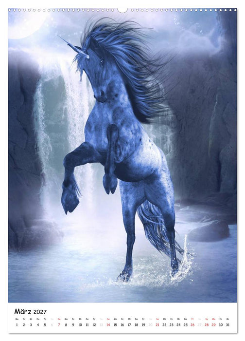 Einhorn und Pegasus (CALVENDO Premium Wandkalender 2027)