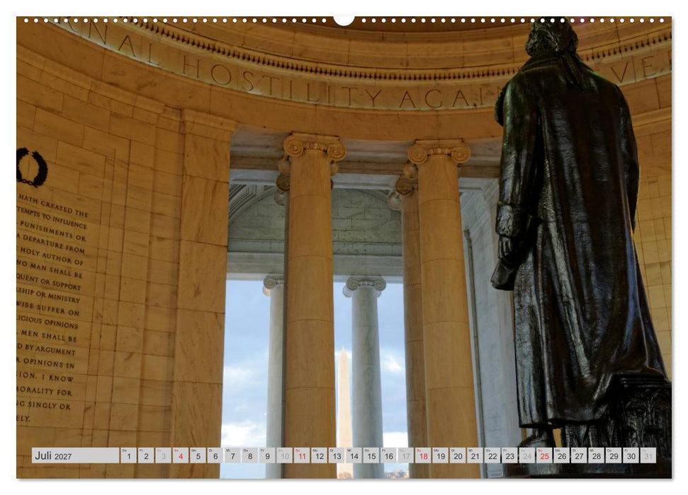 Washington D.C. (CALVENDO Premium Wandkalender 2027)