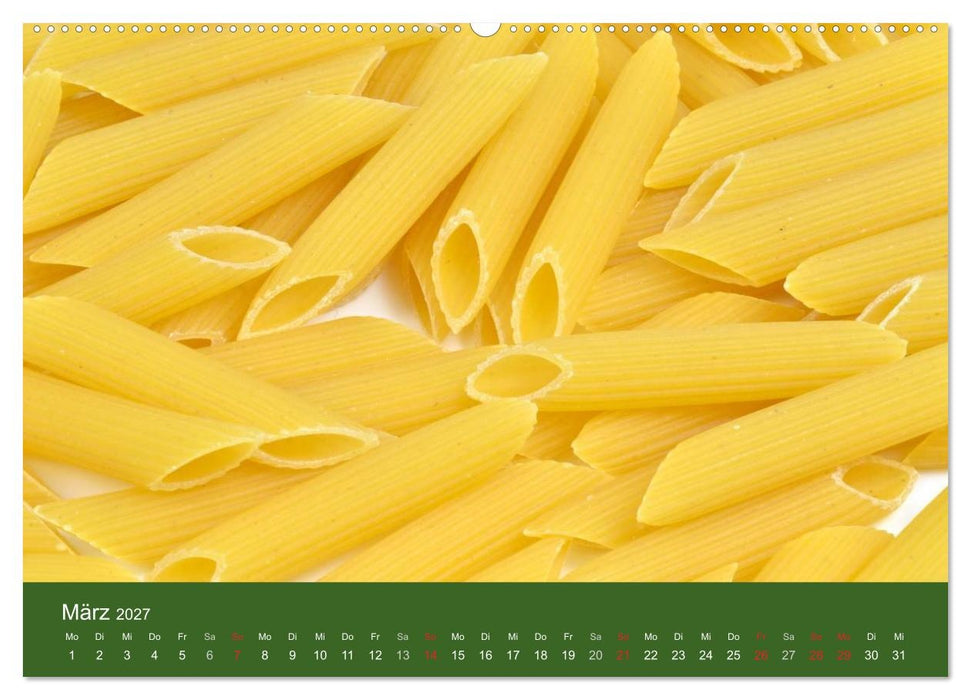 Pasta (CALVENDO Premium Wandkalender 2027)