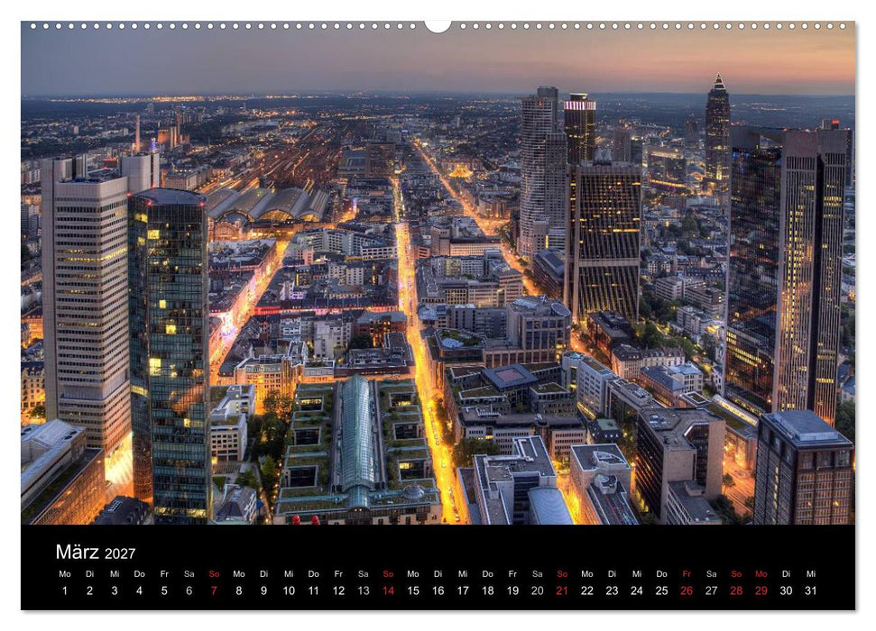 Europäische Städte bei Nacht (CALVENDO Wandkalender 2027)