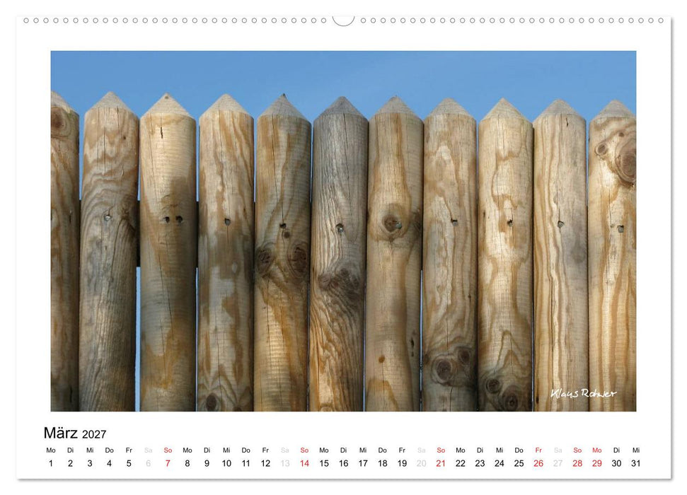 Holz - so vielfältig (CALVENDO Premium Wandkalender 2027)