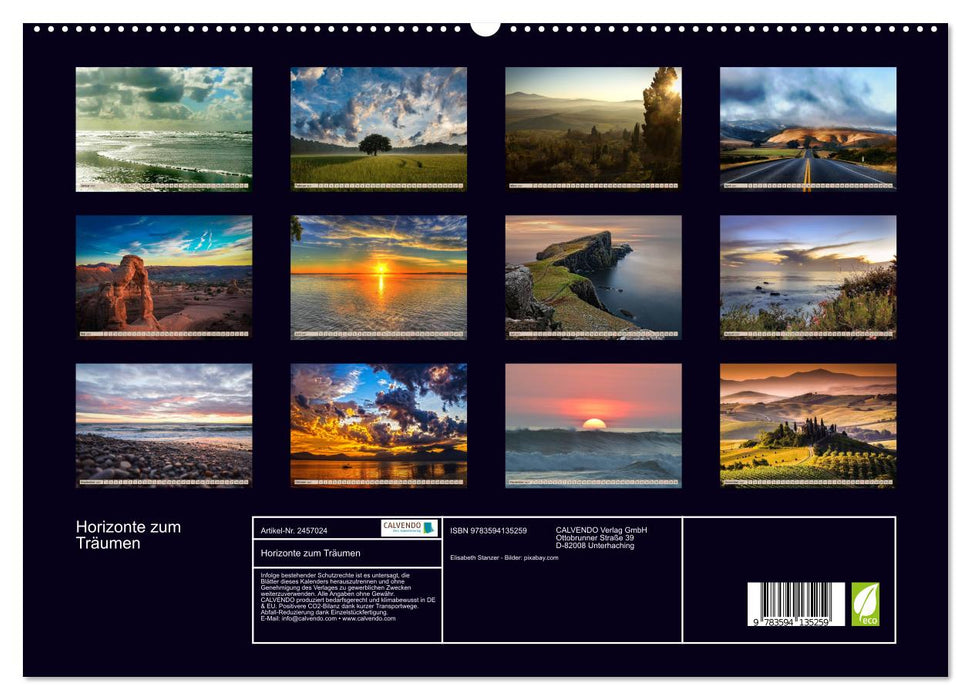 Horizonte zum Träumen (CALVENDO Premium Wandkalender 2027)