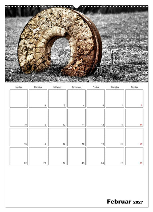 schwarz/weiß trifft farbe - DEIN TERMINKALENDER / Planer (CALVENDO Wandkalender 2027)