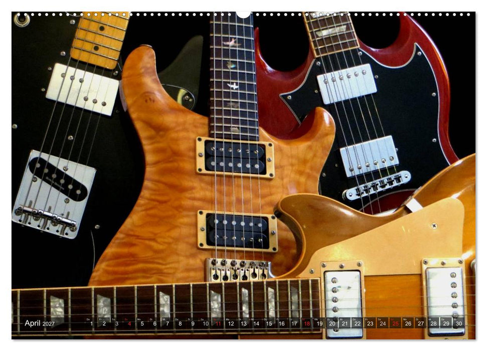 Gitarren Snapshots (CALVENDO Wandkalender 2027)