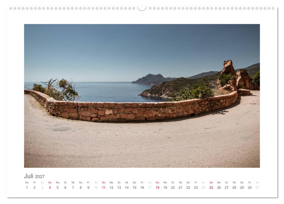 Die Schönheit Korsikas (CALVENDO Premium Wandkalender 2027)
