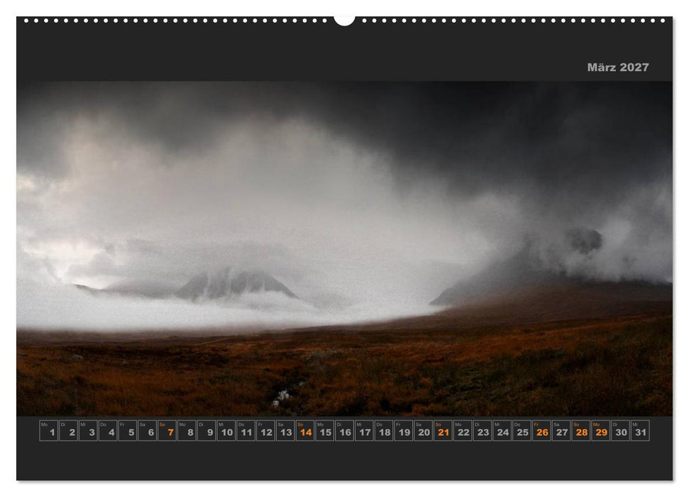Schottland - Land der Legenden (CALVENDO Wandkalender 2027)