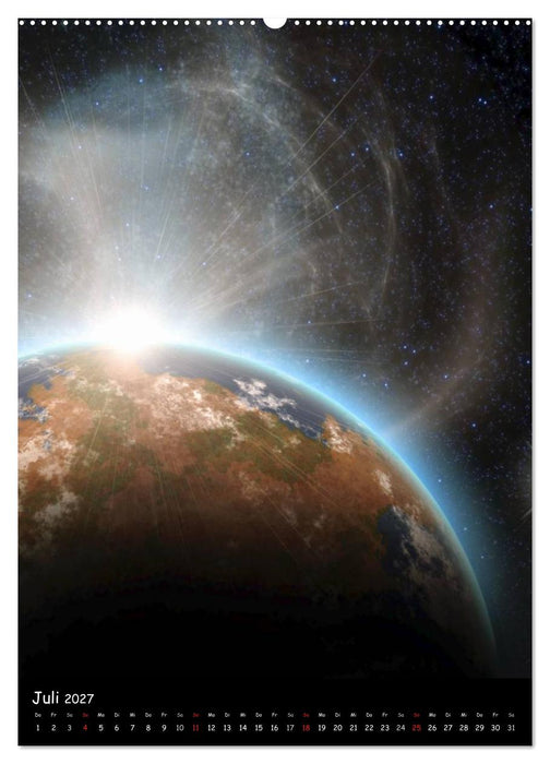Die Welt der Planeten (CALVENDO Premium Wandkalender 2027)