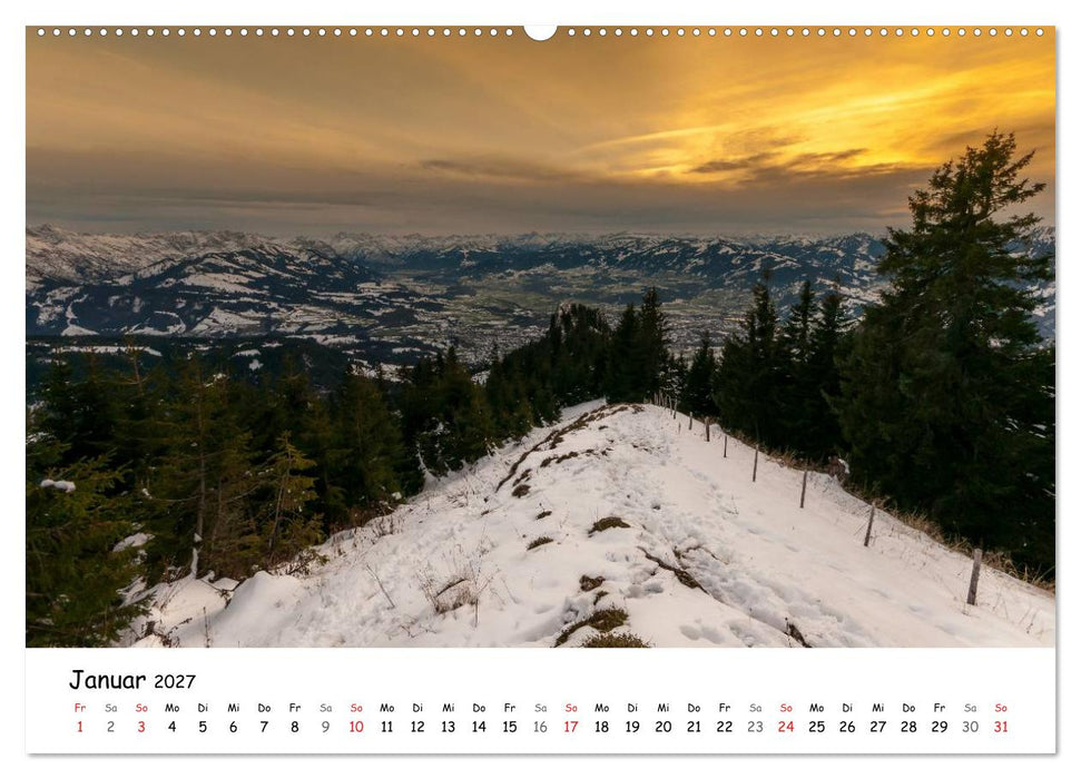 Unterwegs im Allgäu (CALVENDO Wandkalender 2027)