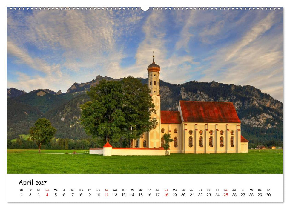 Unterwegs im Allgäu (CALVENDO Wandkalender 2027)